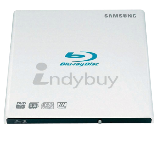 Samsung 6X Slim Blu-ray Writer USB External Drive (White)